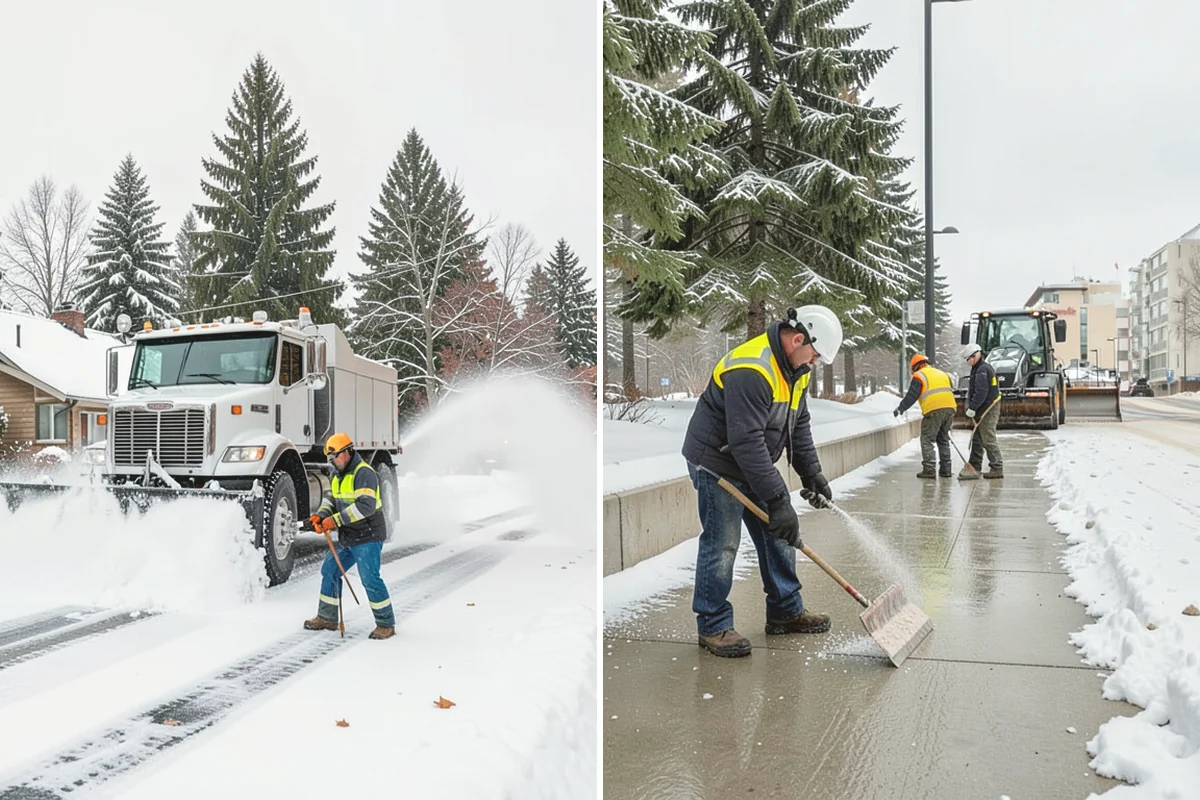Emergency Snow Response in Covington, King County, WA - Take your call and confirm location and priority areas