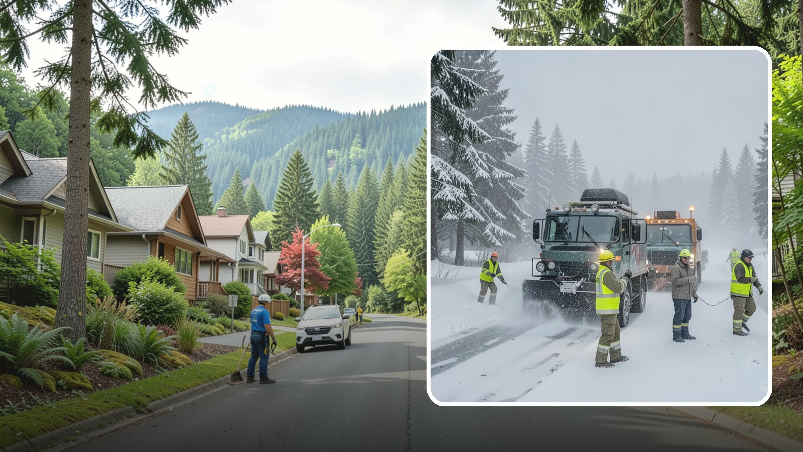 Emergency Snow Response in Darrington, Snohomish County, WA - Our emergency snow response gets a crew to your property fast when an unexpected snowfall catches Western Washington off guard.