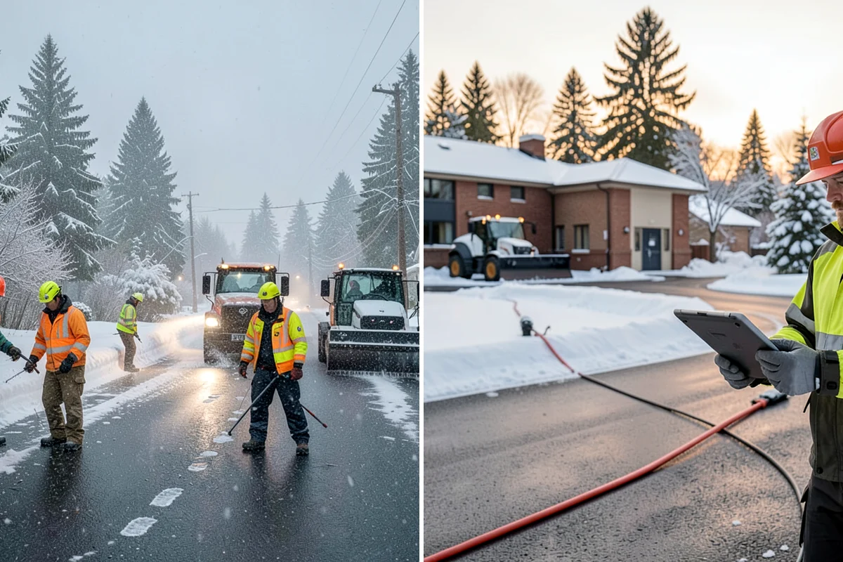 Emergency Snow Response in DuPont, Pierce County, WA - Take your call and confirm location and priority areas
