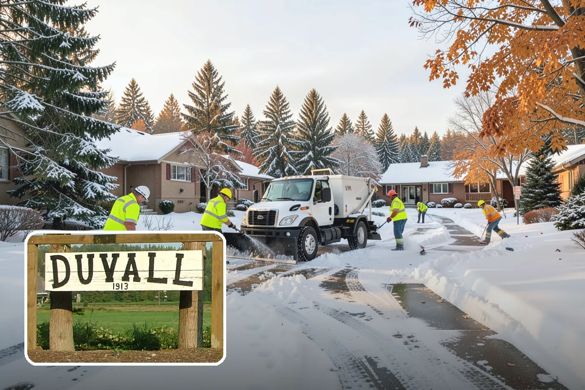 Emergency Snow Response in Duvall, King County, WA - Rapid dispatch to urgent situations