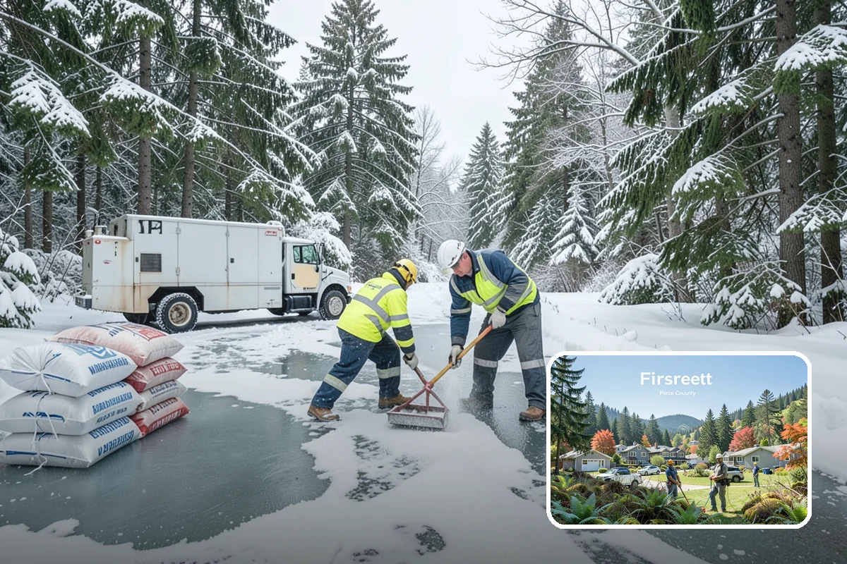 Emergency Snow Response in Fircrest, Pierce County, WA - Rapid dispatch to urgent situations