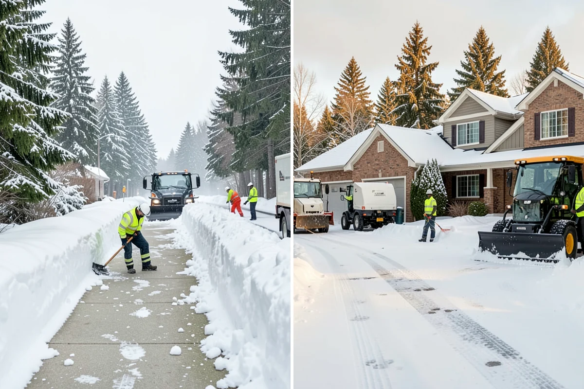 Emergency Snow Response in Fircrest, Pierce County, WA - Take your call and confirm location and priority areas