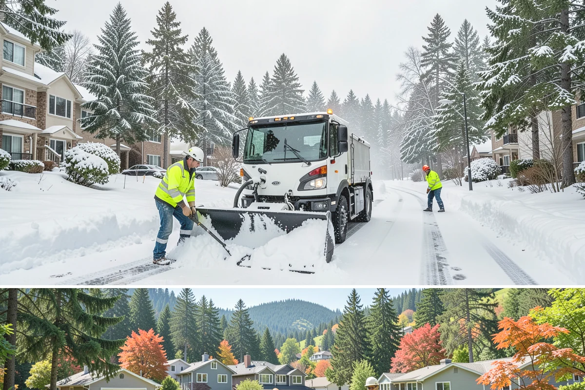 Emergency Snow Response in Fircrest, Pierce County, WA - Emergency calls spike during sudden lowland snow events, most often between December and February.