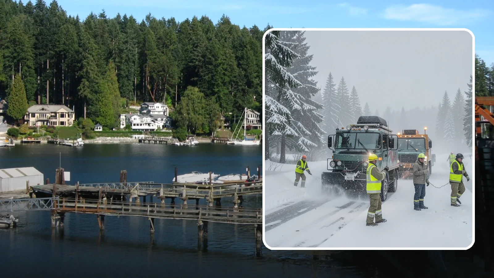 Emergency Snow Response in Gig Harbor, Pierce County, WA - Our emergency snow response gets a crew to your property fast when an unexpected snowfall catches Western Washington off guard.