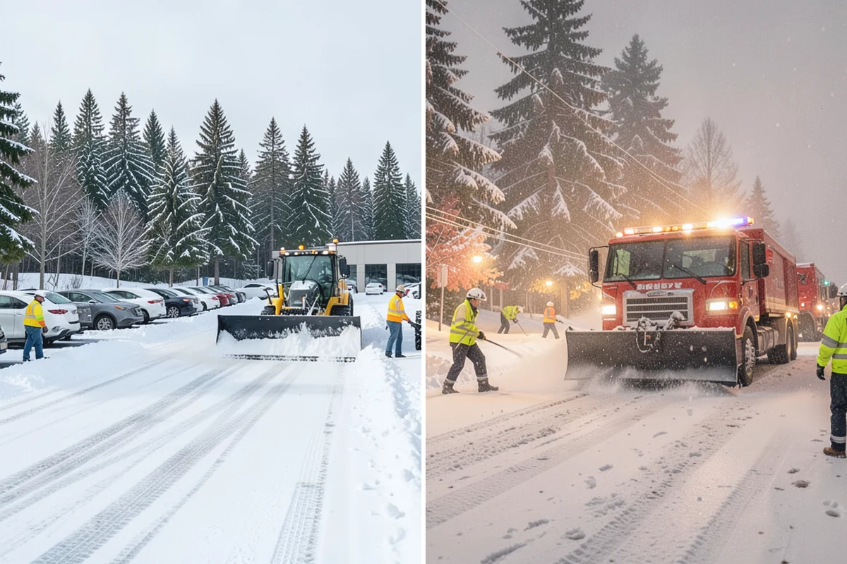 Emergency Snow Response in Granite Falls, Snohomish County, WA - Take your call and confirm location and priority areas