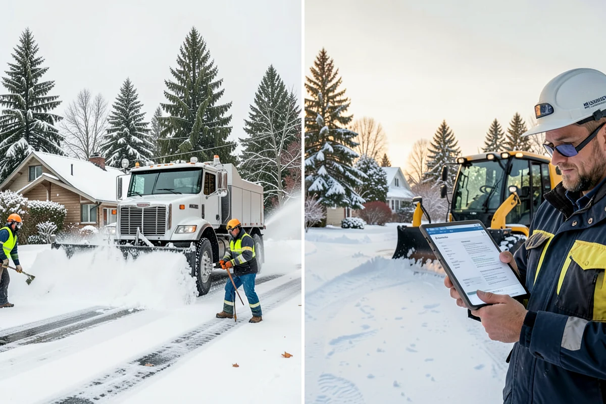 Emergency Snow Response in Hunts Point, King County, WA - Take your call and confirm location and priority areas