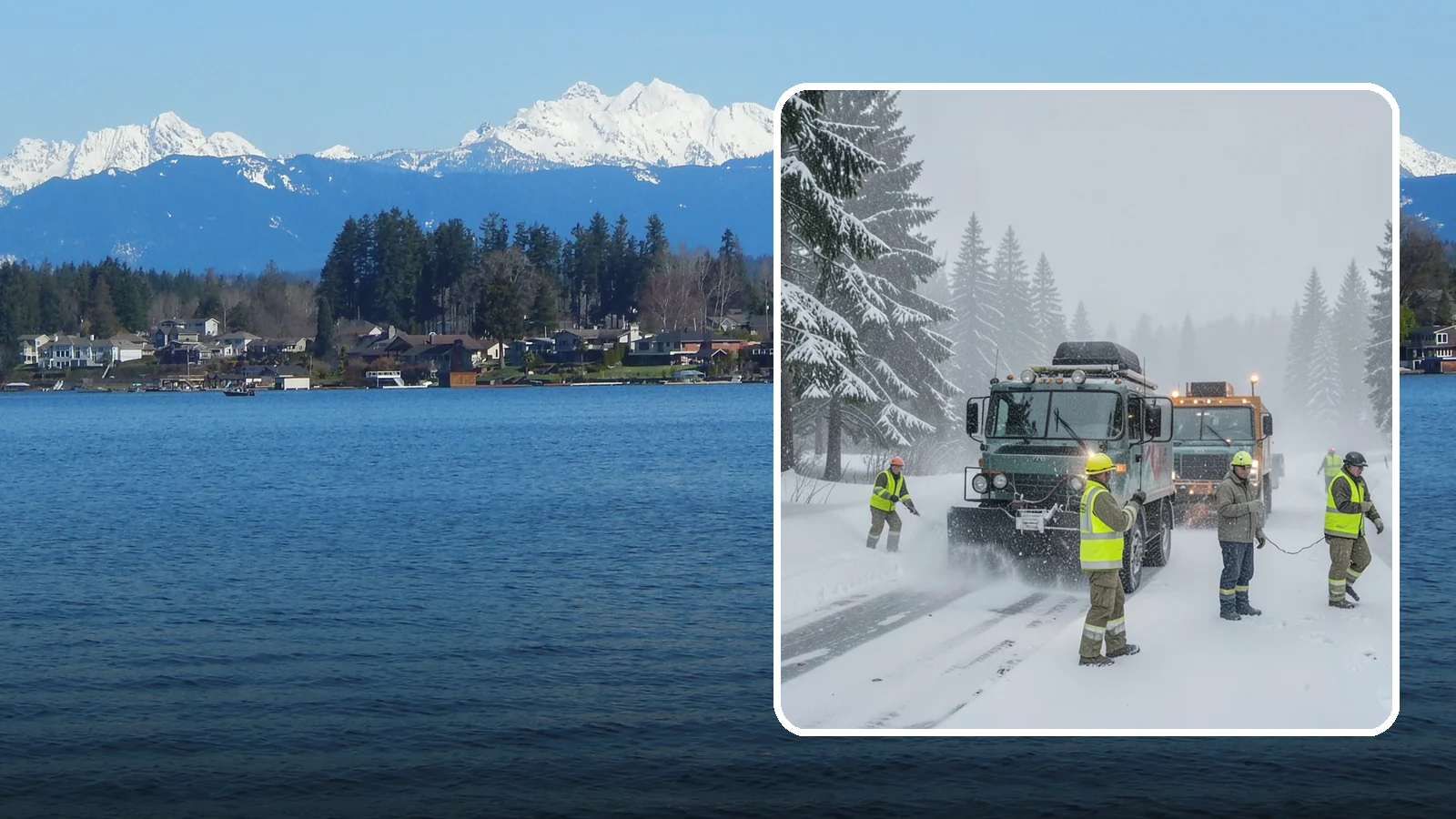 Emergency Snow Response in Lake Stevens, Snohomish County, WA - Our emergency snow response gets a crew to your property fast when an unexpected snowfall catches Western Washington off guard.