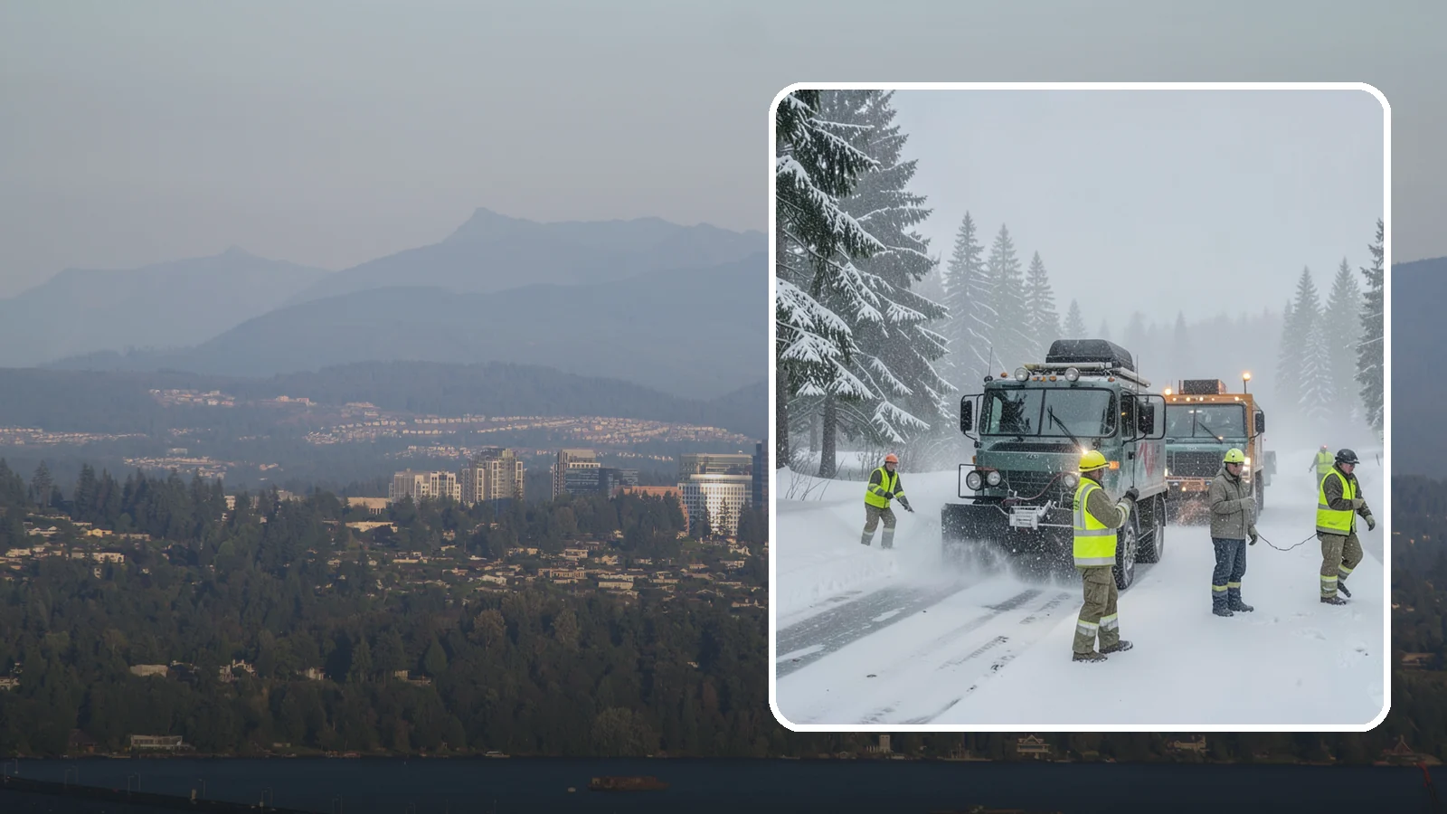 Emergency Snow Response in Medina, King County, WA - Our emergency snow response gets a crew to your property fast when an unexpected snowfall catches Western Washington off guard.