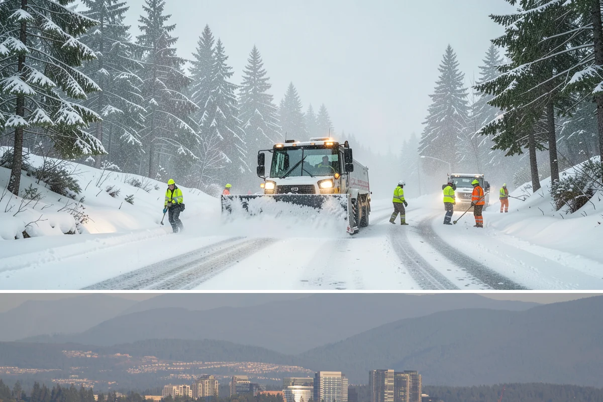 Emergency Snow Response in Medina, King County, WA - Emergency calls spike during sudden lowland snow events, most often between December and February.