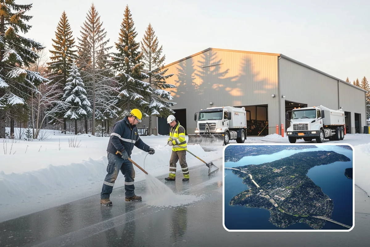 Emergency Snow Response in Mercer Island, King County, WA - Rapid dispatch to urgent situations