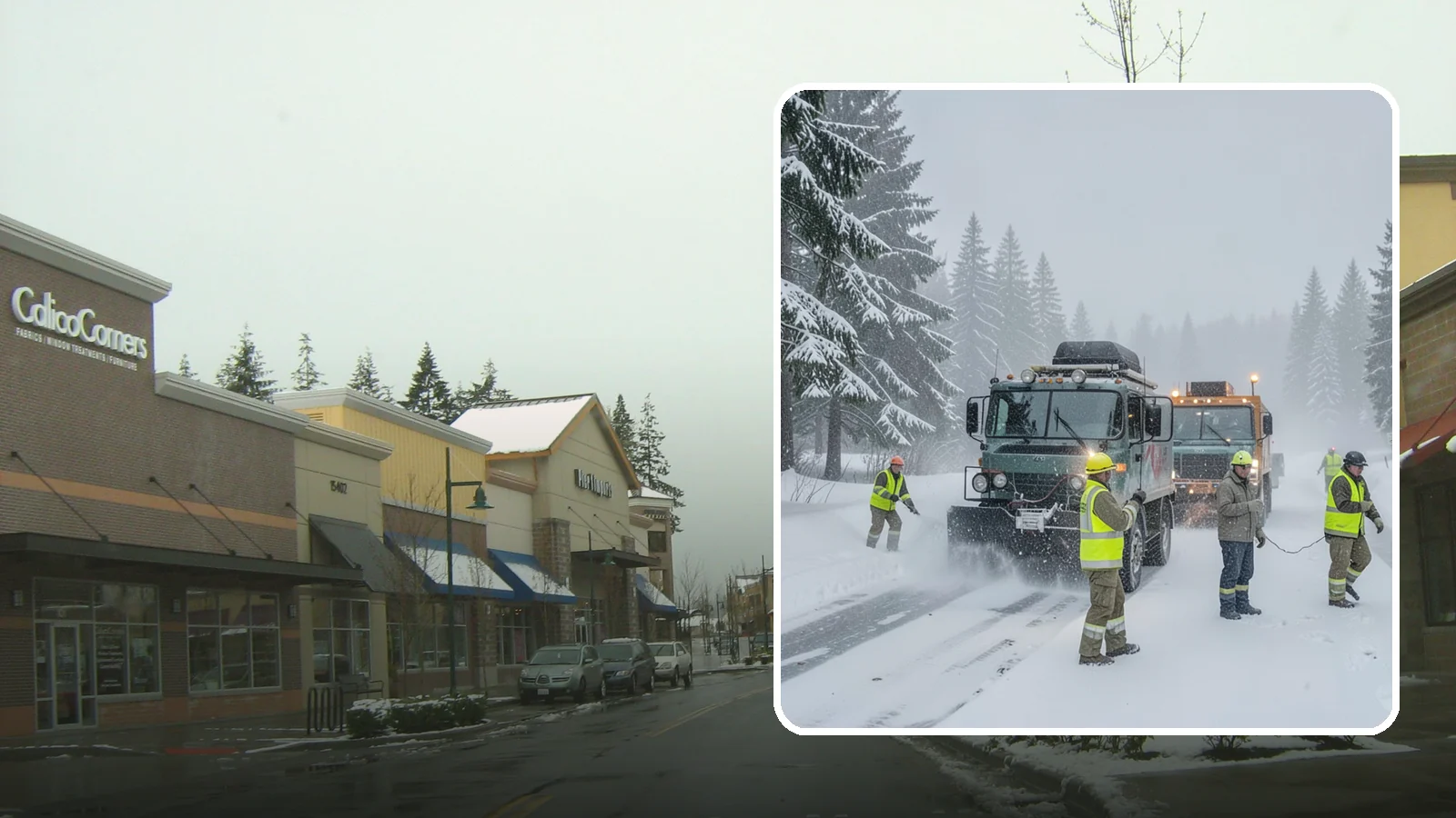 Emergency Snow Response in Mill Creek, Snohomish County, WA - Our emergency snow response gets a crew to your property fast when an unexpected snowfall catches Western Washington off guard.