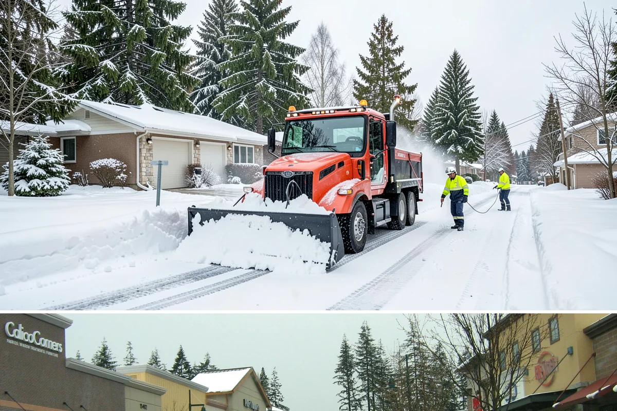Emergency Snow Response in Mill Creek, Snohomish County, WA - Emergency calls spike during sudden lowland snow events, most often between December and February.