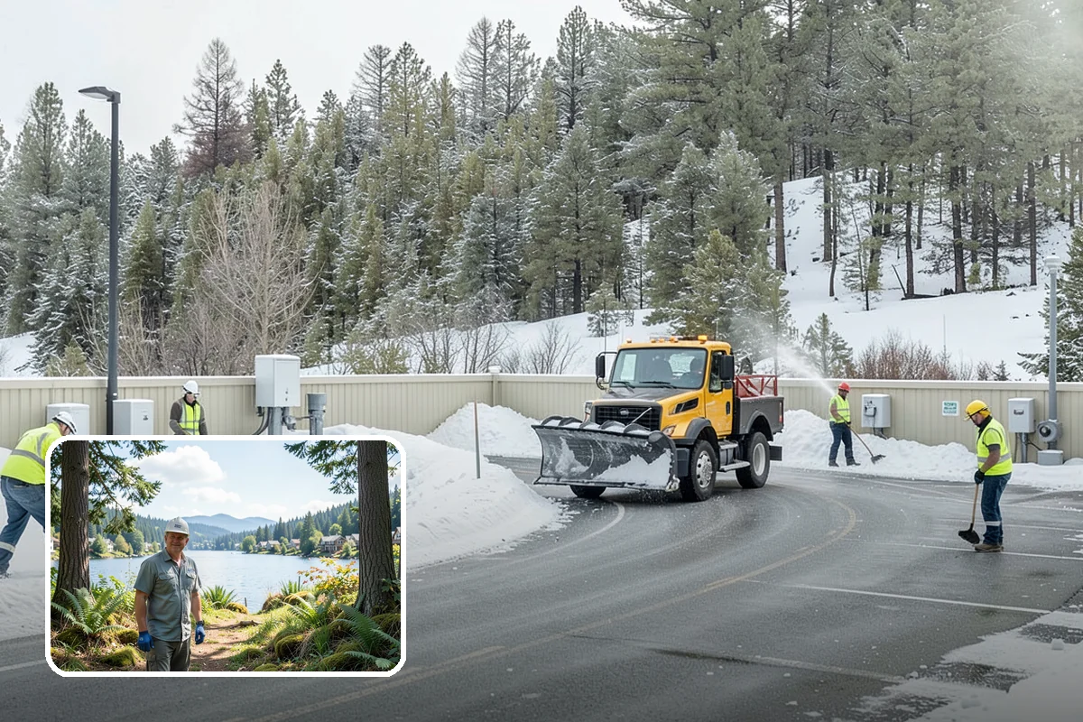 Emergency Snow Response in Milton, King County, WA - Rapid dispatch to urgent situations