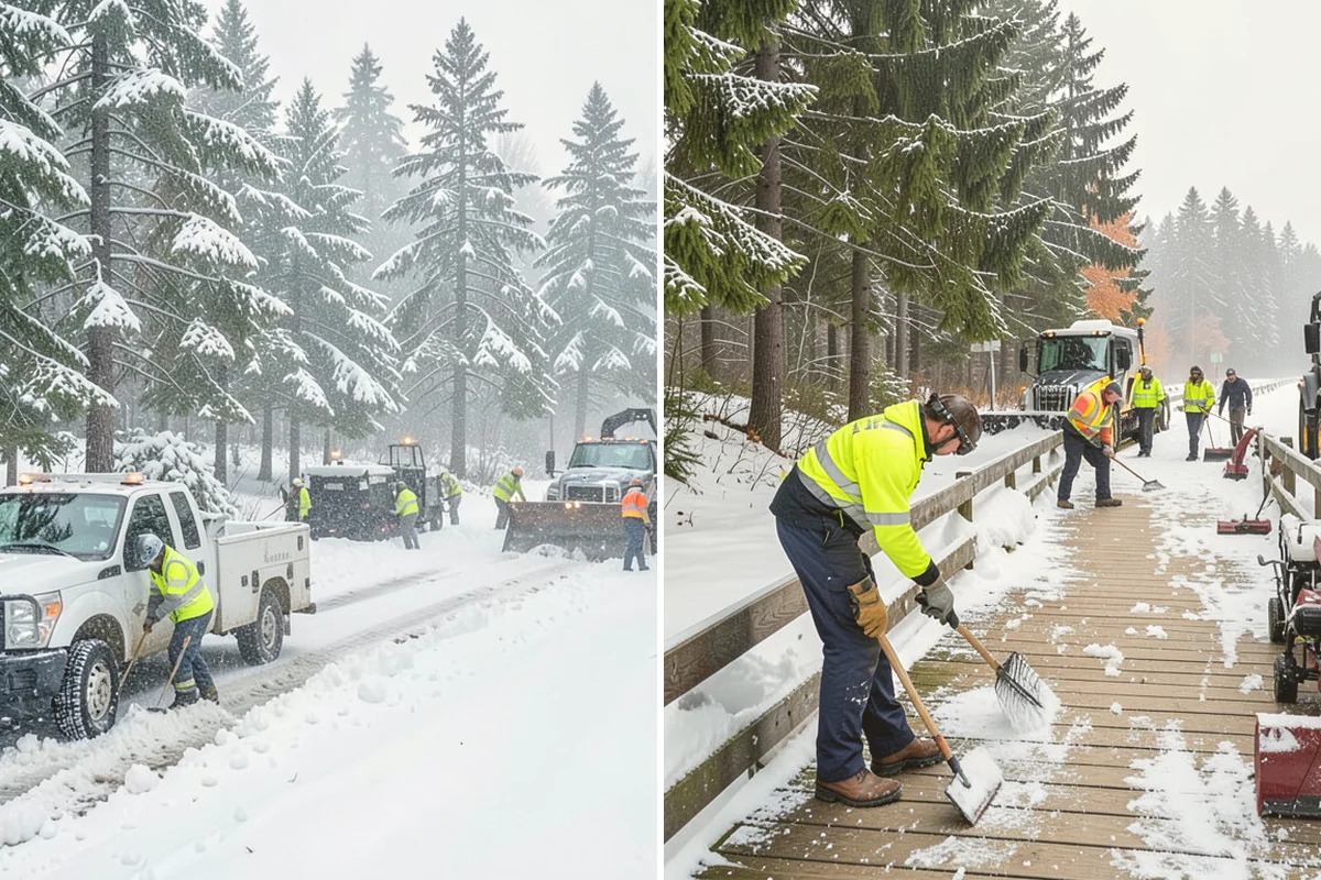 Emergency Snow Response in Newcastle, King County, WA - Take your call and confirm location and priority areas