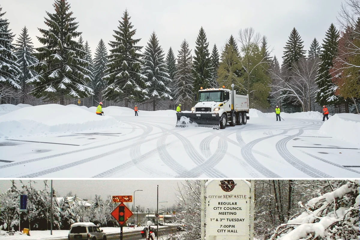 Emergency Snow Response in Newcastle, King County, WA - Emergency calls spike during sudden lowland snow events, most often between December and February.
