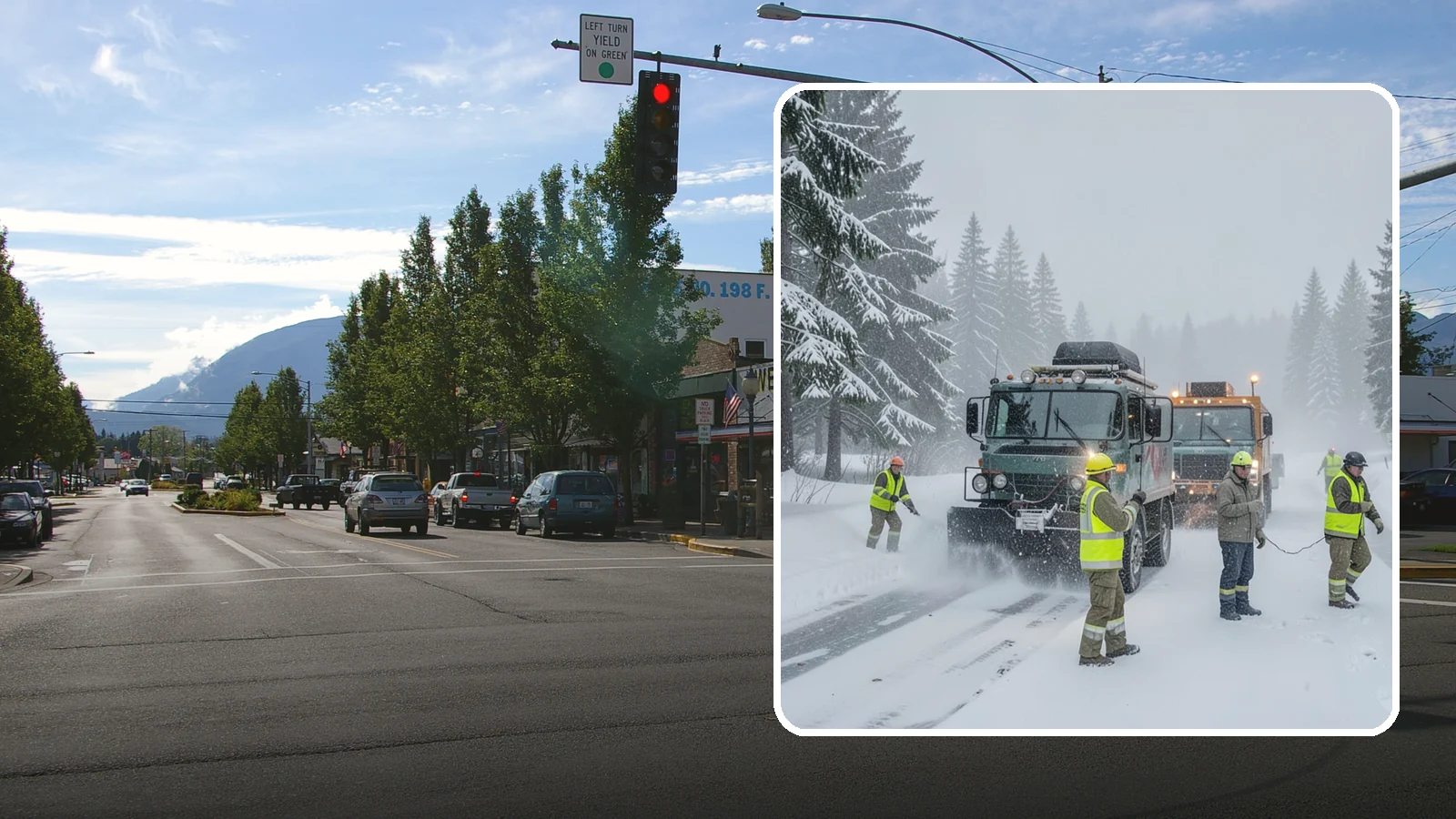 Emergency Snow Response in North Bend, King County, WA - Our emergency snow response gets a crew to your property fast when an unexpected snowfall catches Western Washington off guard.