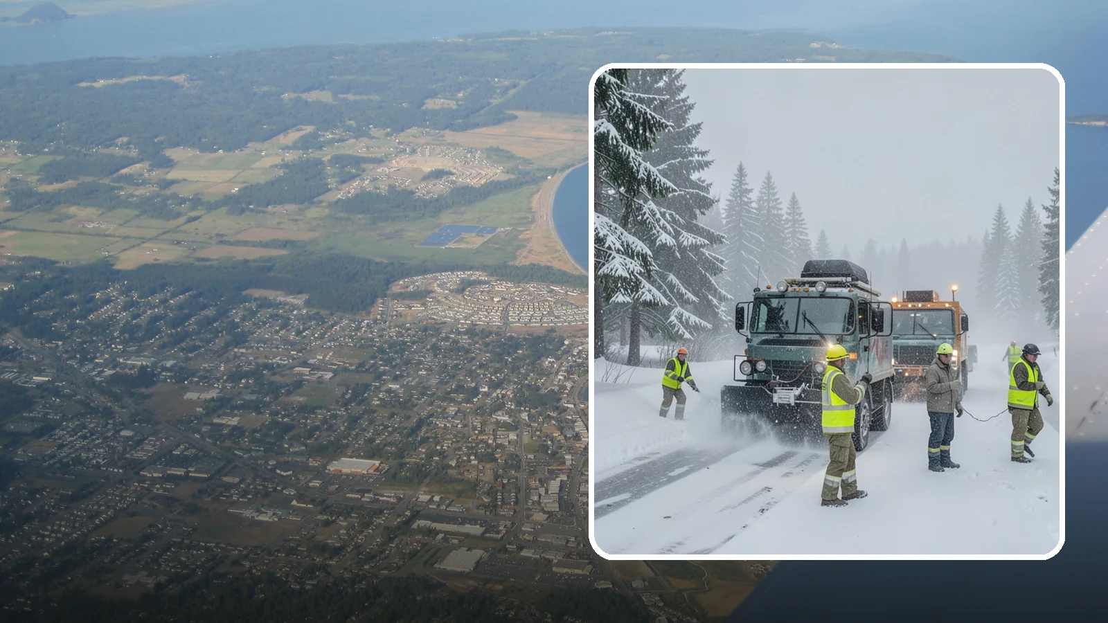 Emergency Snow Response in Oak Harbor, Island County, WA - Our emergency snow response gets a crew to your property fast when an unexpected snowfall catches Western Washington off guard.