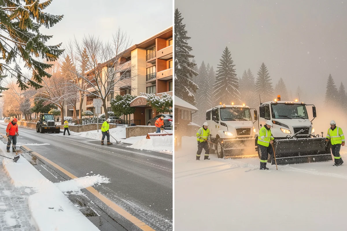 Emergency Snow Response in Orting, Pierce County, WA - Take your call and confirm location and priority areas