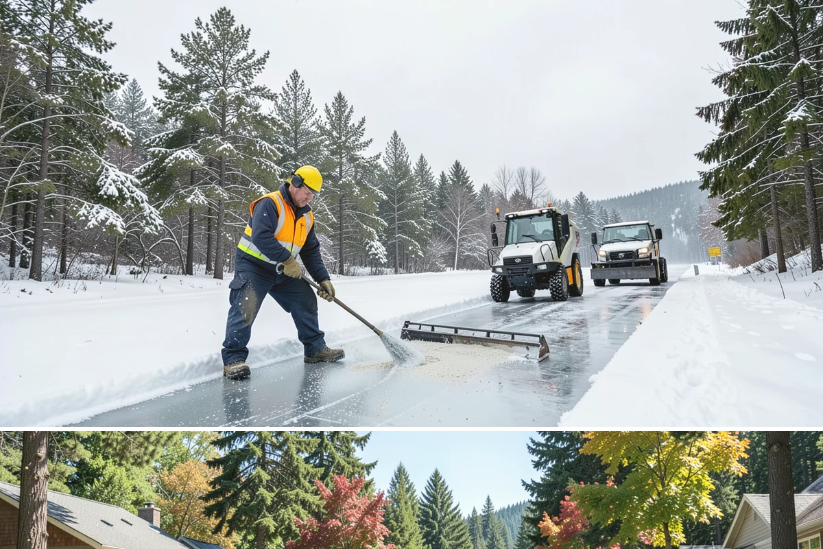 Emergency Snow Response in Orting, Pierce County, WA - Emergency calls spike during sudden lowland snow events, most often between December and February.