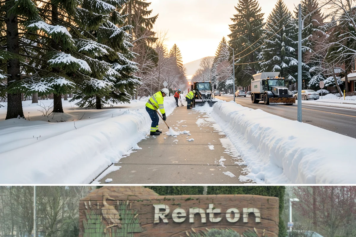 Emergency Snow Response in Renton, King County, WA - Emergency calls spike during sudden lowland snow events, most often between December and February.