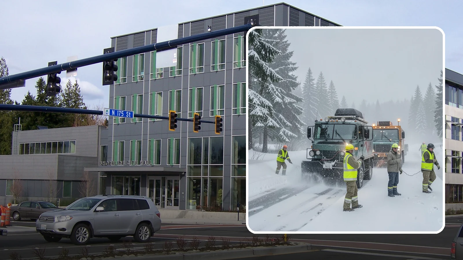 Emergency Snow Response in Shoreline, King County, WA - Our emergency snow response gets a crew to your property fast when an unexpected snowfall catches Western Washington off guard.