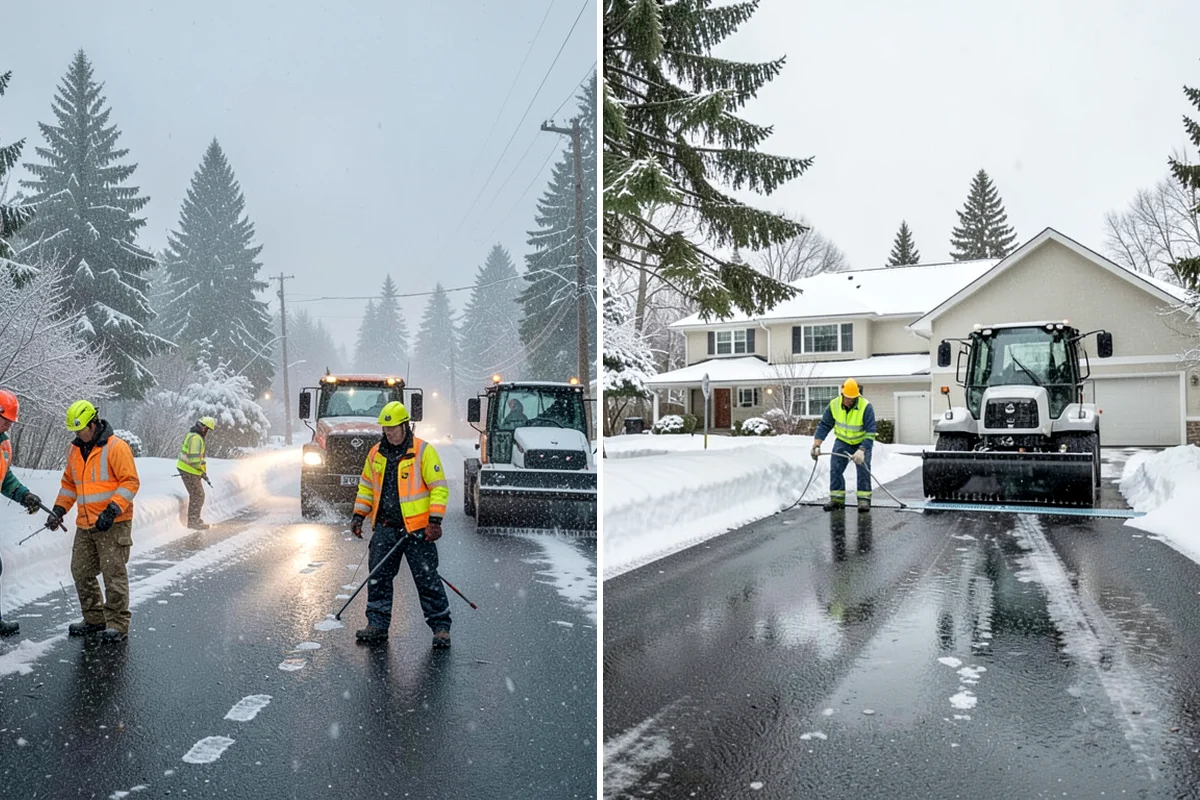 Emergency Snow Response in Shoreline, King County, WA - Take your call and confirm location and priority areas