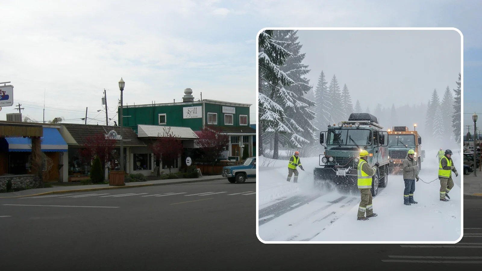 Emergency Snow Response in Stanwood, Snohomish County, WA - Our emergency snow response gets a crew to your property fast when an unexpected snowfall catches Western Washington off guard.