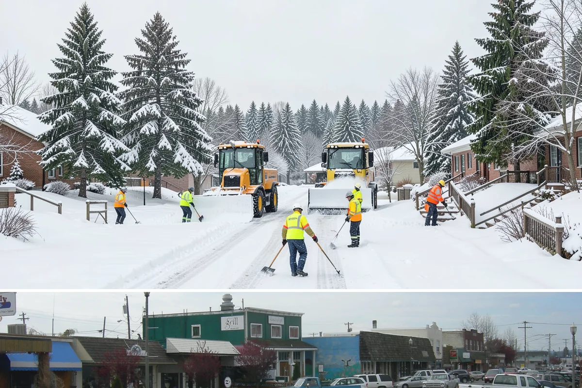 Emergency Snow Response in Stanwood, Snohomish County, WA - Emergency calls spike during sudden lowland snow events, most often between December and February.