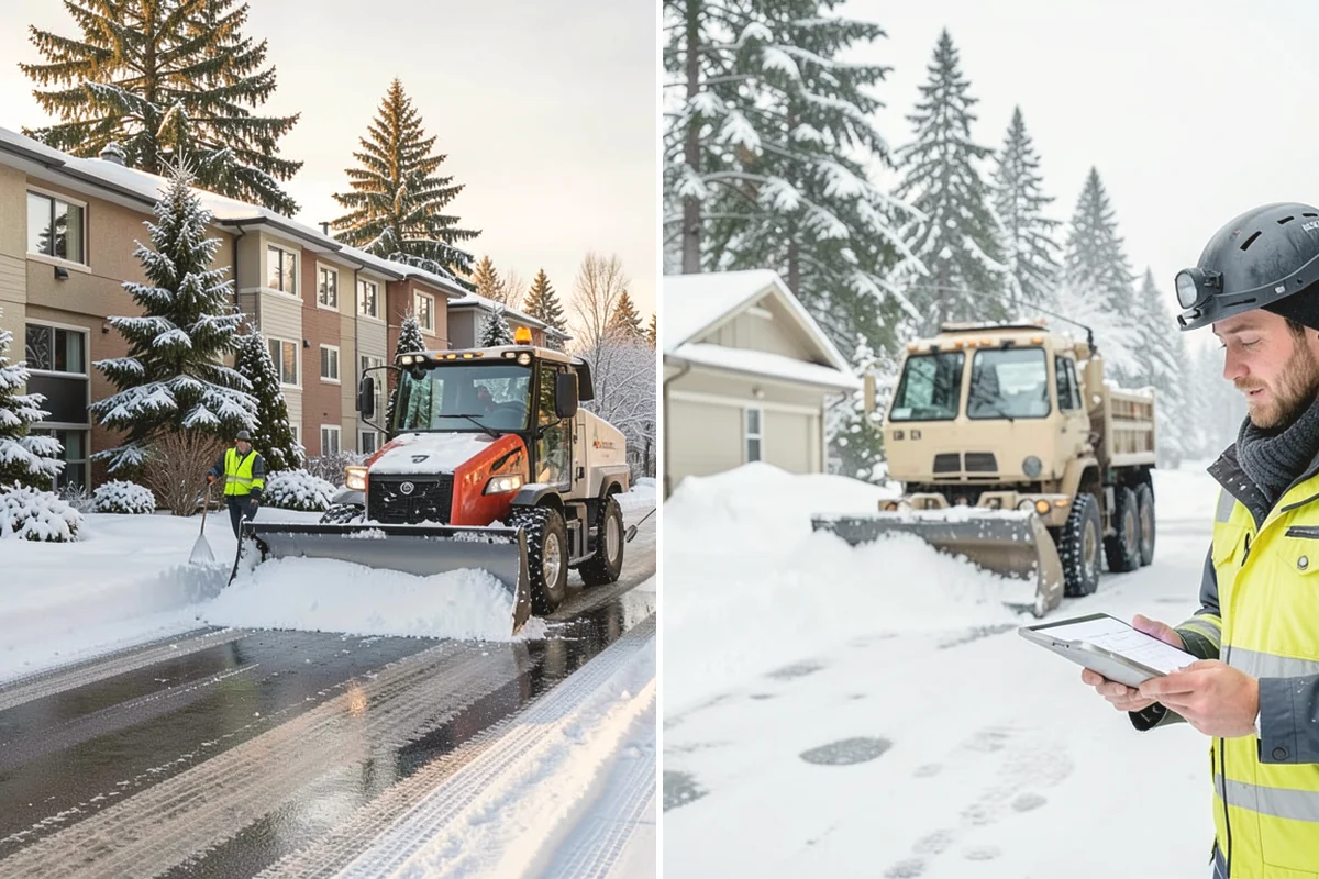Emergency Snow Response in Steilacoom, Pierce County, WA - Take your call and confirm location and priority areas