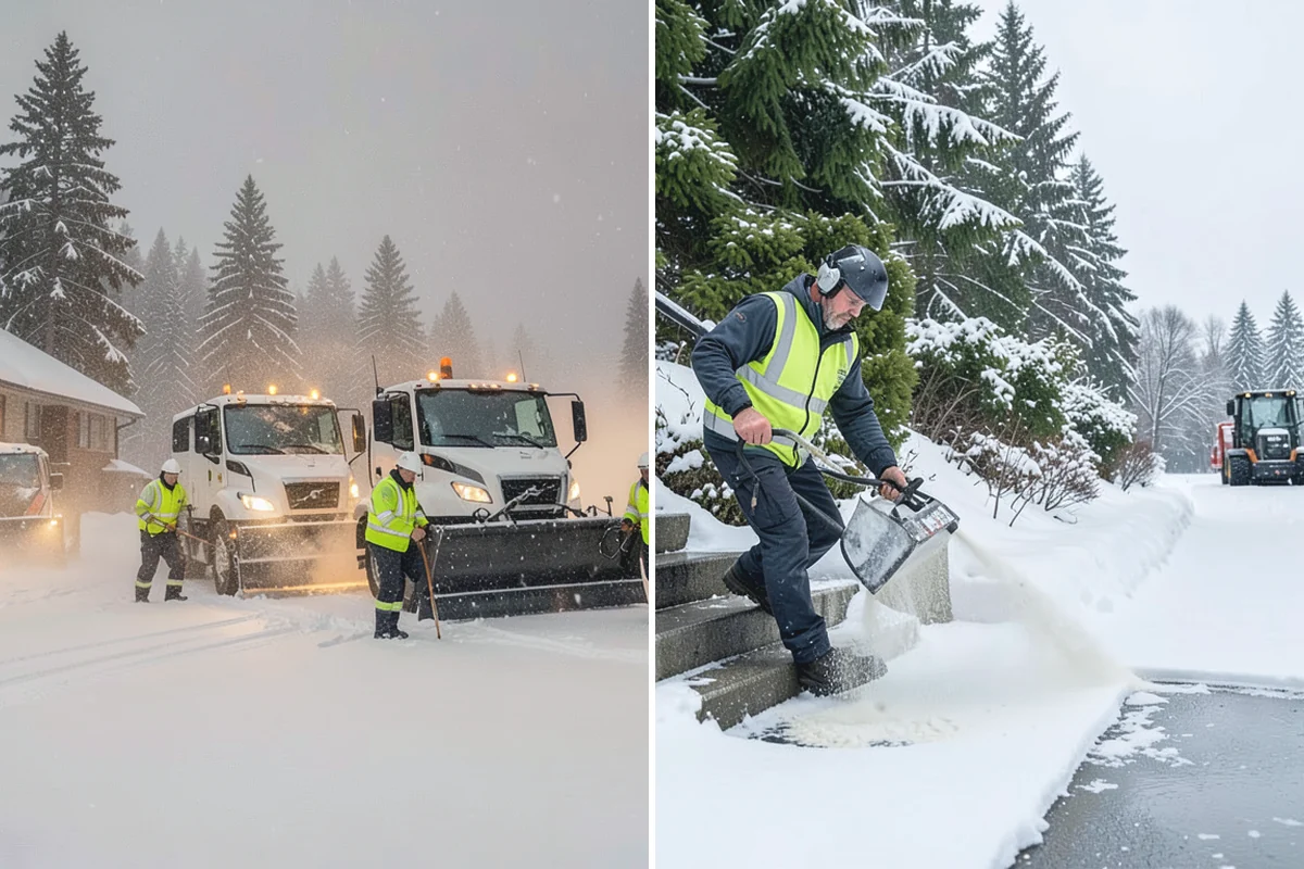 Emergency Snow Response in Sumner, Pierce County, WA - Take your call and confirm location and priority areas