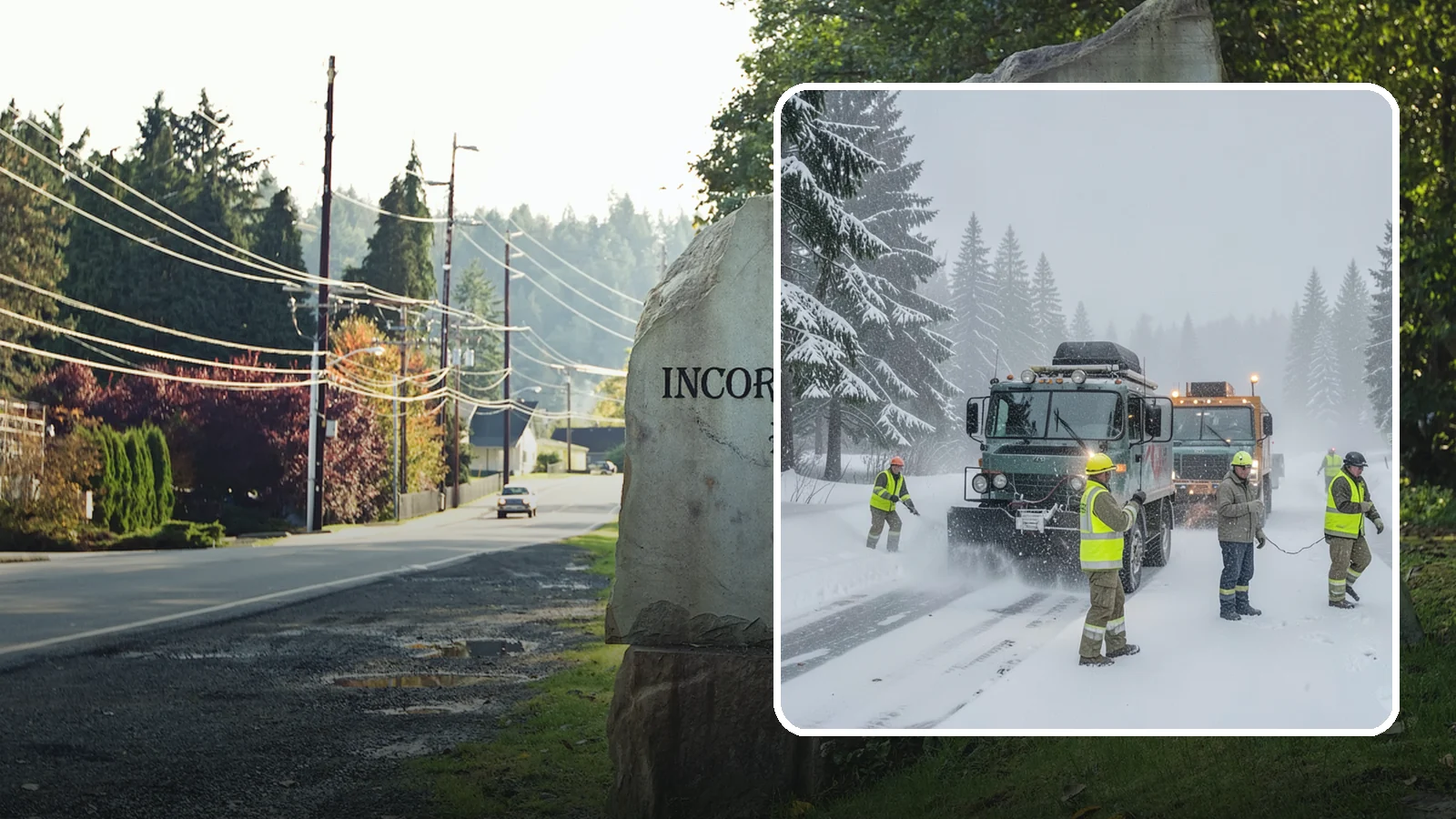 Emergency Snow Response in Wilkeson, Pierce County, WA - Our emergency snow response gets a crew to your property fast when an unexpected snowfall catches Western Washington off guard.