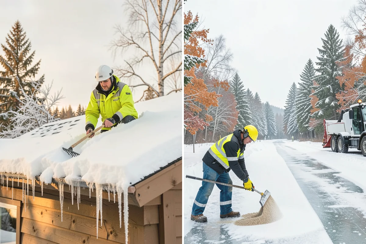 Emergency Walkway Clearing in Anacortes, Skagit County, WA - Take the call and confirm the priority route