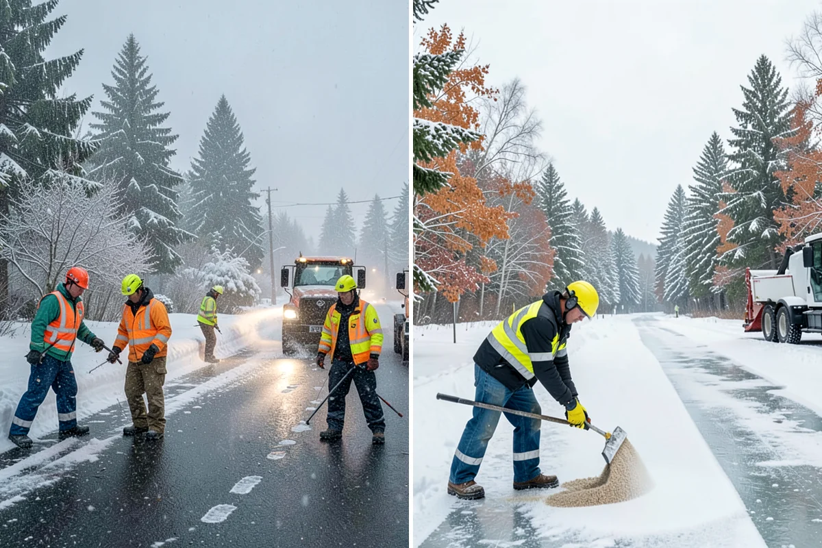 Emergency Walkway Clearing in Arlington, Snohomish County, WA - Take the call and confirm the priority route