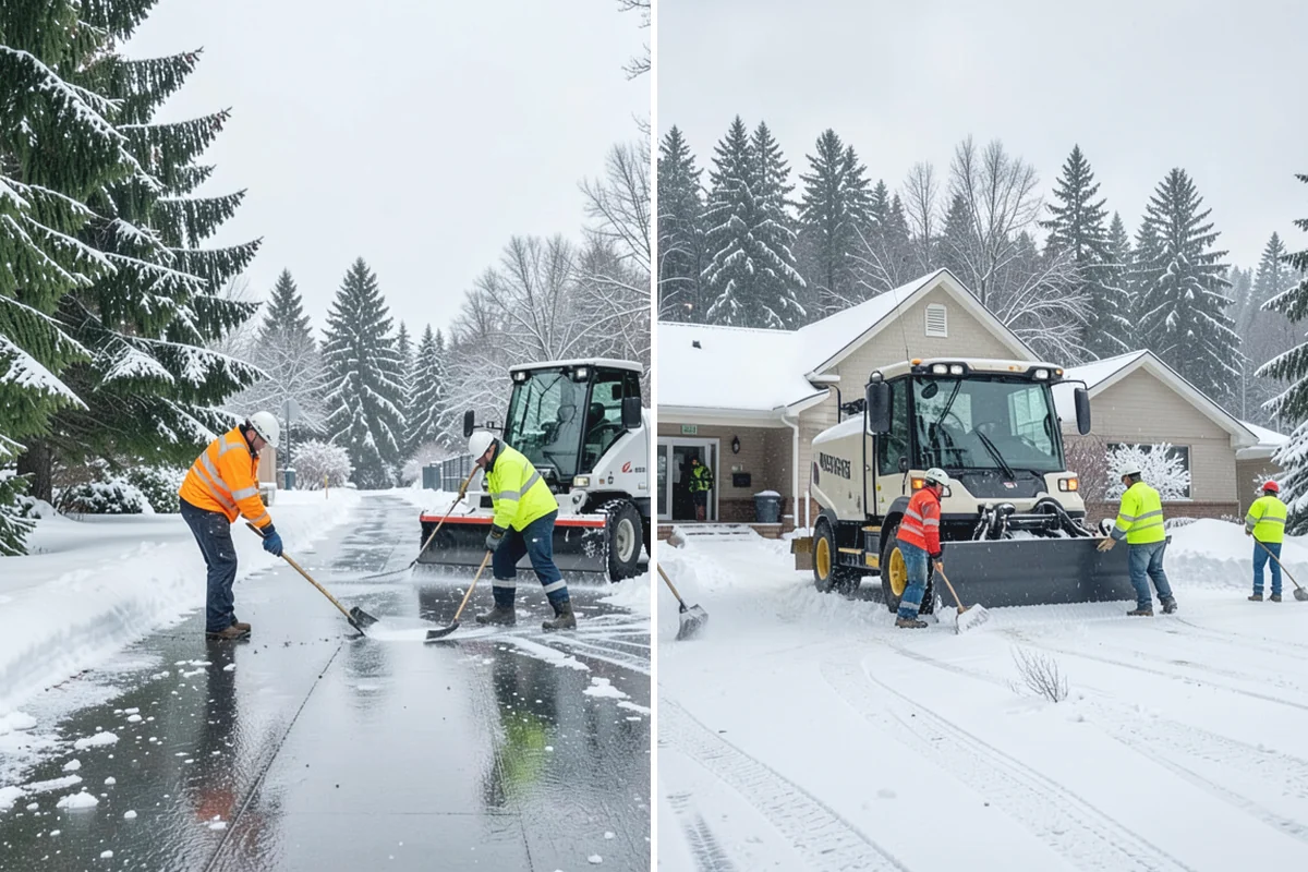 Emergency Walkway Clearing in Beaux Arts Village, King County, WA - Take the call and confirm the priority route
