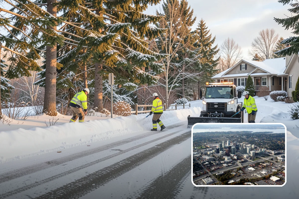 Emergency Walkway Clearing in Bellevue, King County, WA - Provides fast response when you cannot wait for a routine visit
