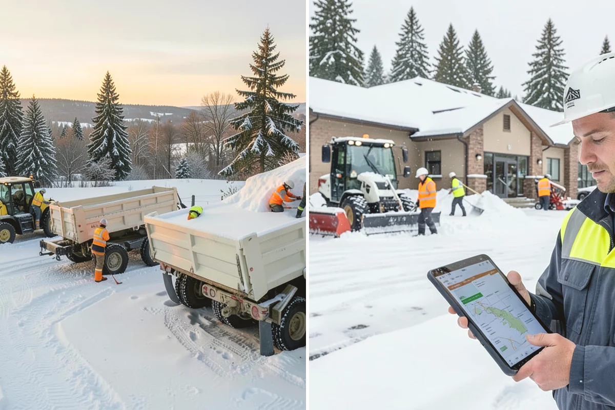 Emergency Walkway Clearing in Black Diamond, King County, WA - Take the call and confirm the priority route