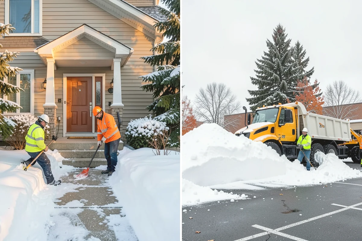 Emergency Walkway Clearing in Burien, King County, WA - Take the call and confirm the priority route
