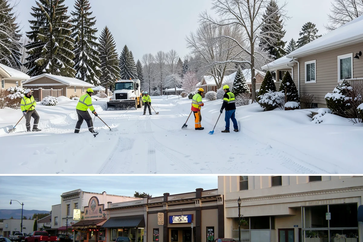 Emergency Walkway Clearing in Burlington, Skagit County, WA - Emergency walkway clearing is available whenever fast-moving Puget Sound storms create sudden hazards that cannot wait for a...