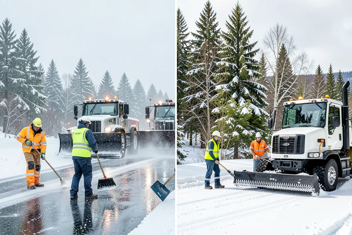 Emergency Walkway Clearing in Clyde Hill, King County, WA - Take the call and confirm the priority route