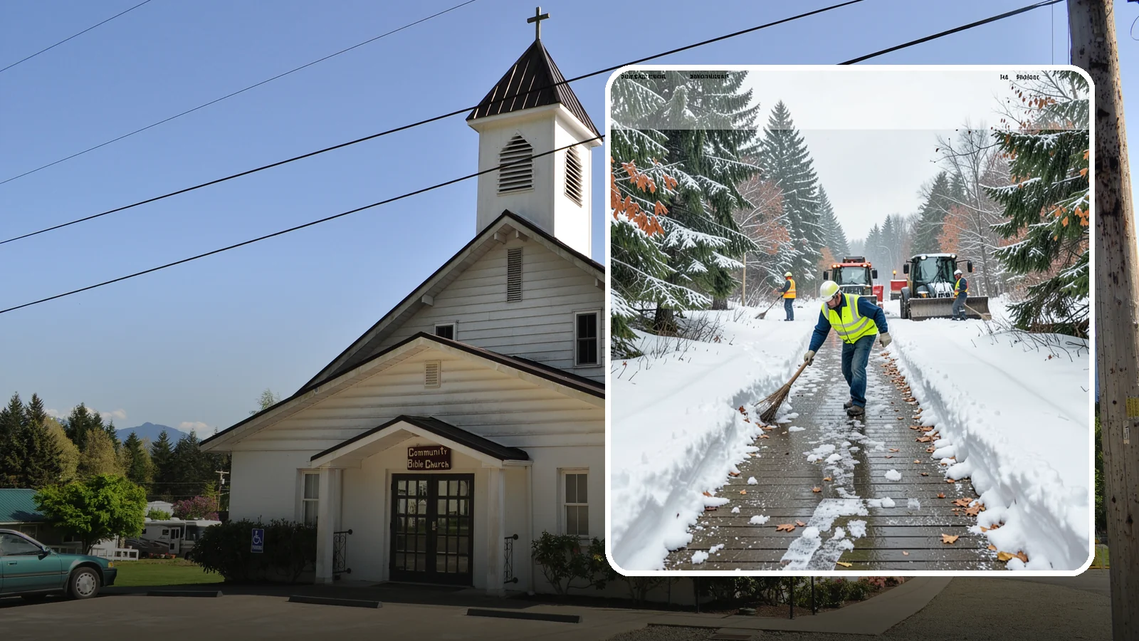 Emergency Walkway Clearing in Concrete, Skagit County, WA - We respond on short notice to clear walkways when a sudden storm or urgent need makes safe passage critical.