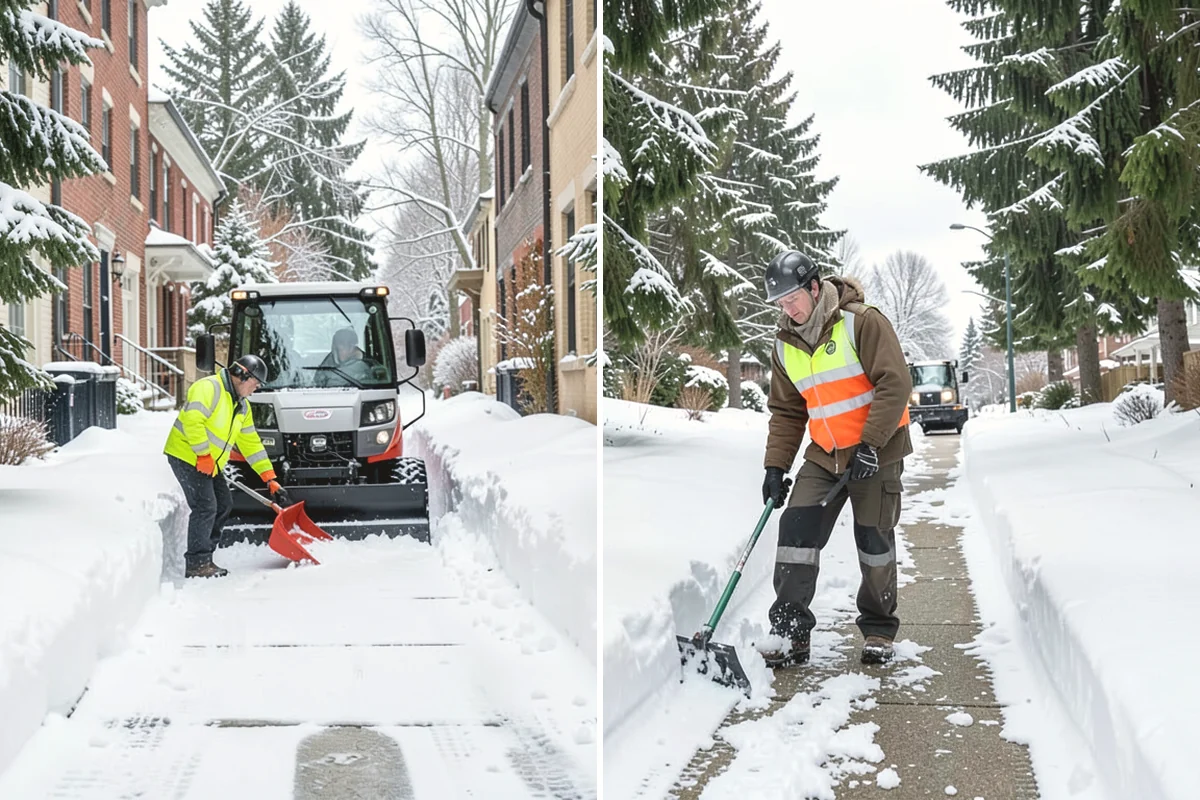 Emergency Walkway Clearing in Duvall, King County, WA - Take the call and confirm the priority route