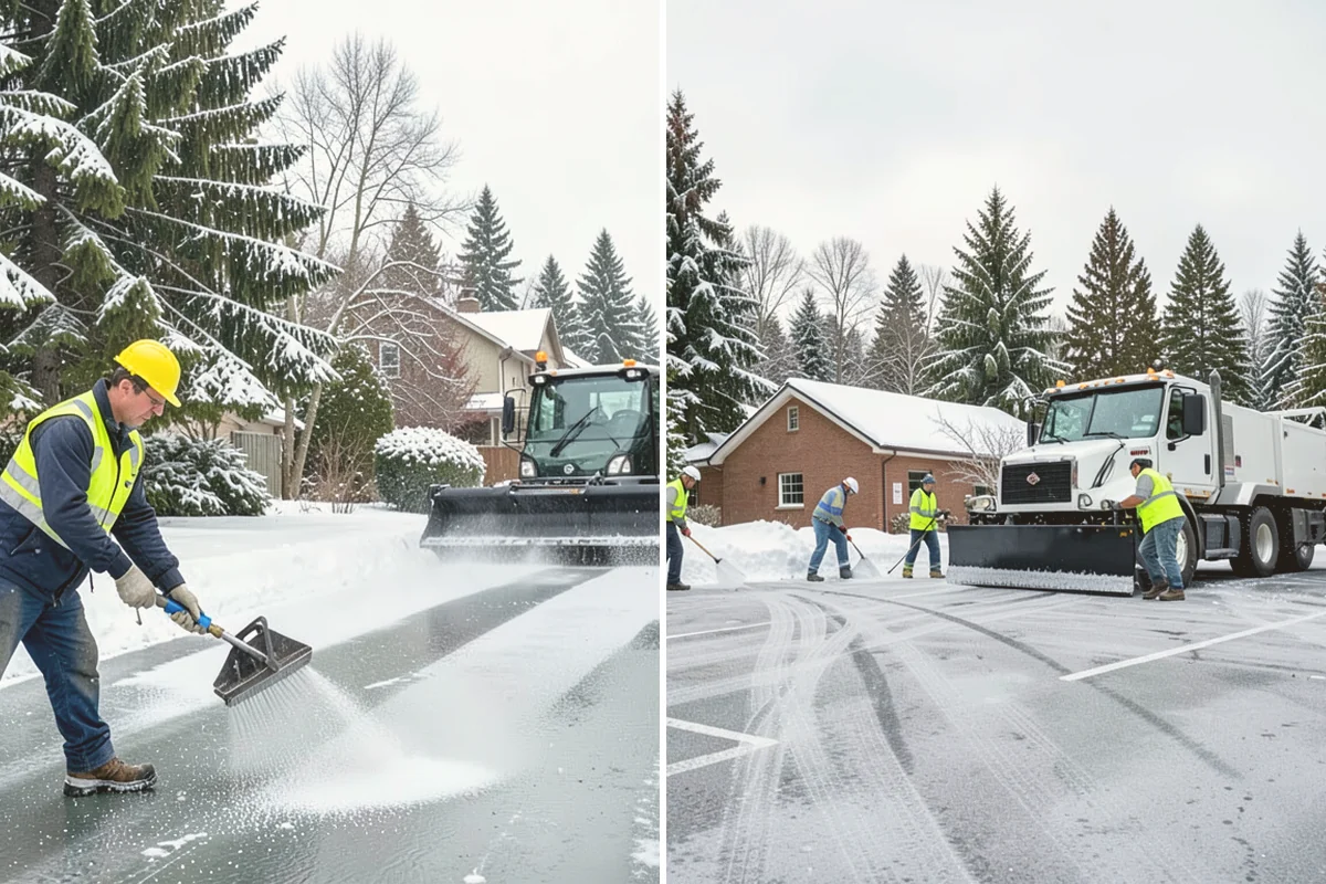 Emergency Walkway Clearing in Eatonville, Pierce County, WA - Take the call and confirm the priority route