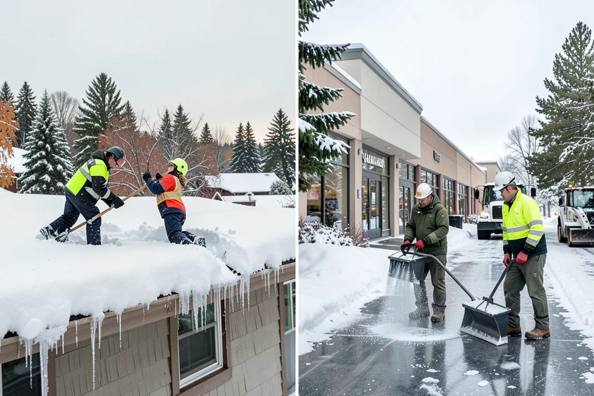 Emergency Walkway Clearing in Enumclaw, King County, WA - Take the call and confirm the priority route