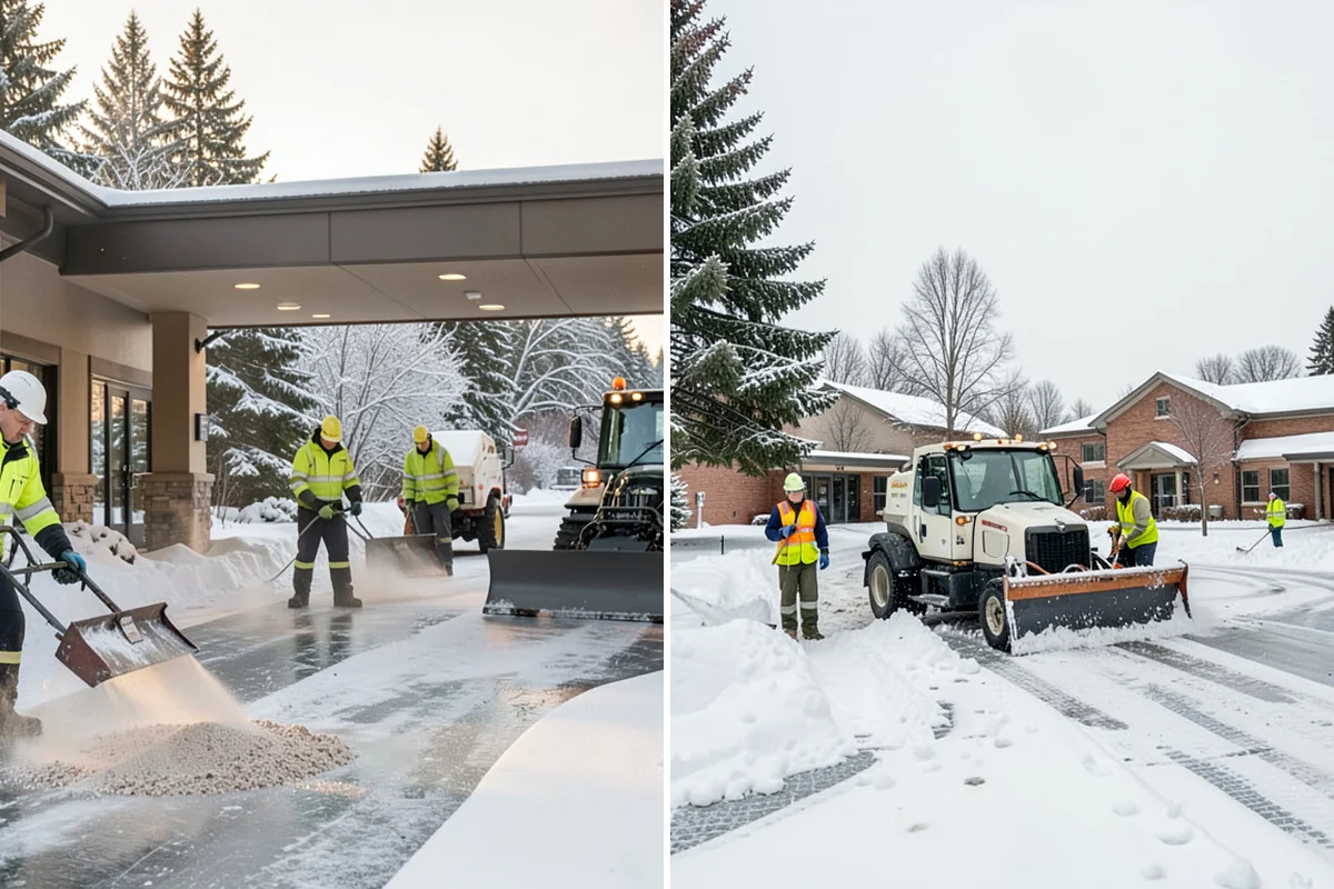 Emergency Walkway Clearing in Everett, Snohomish County, WA - Take the call and confirm the priority route