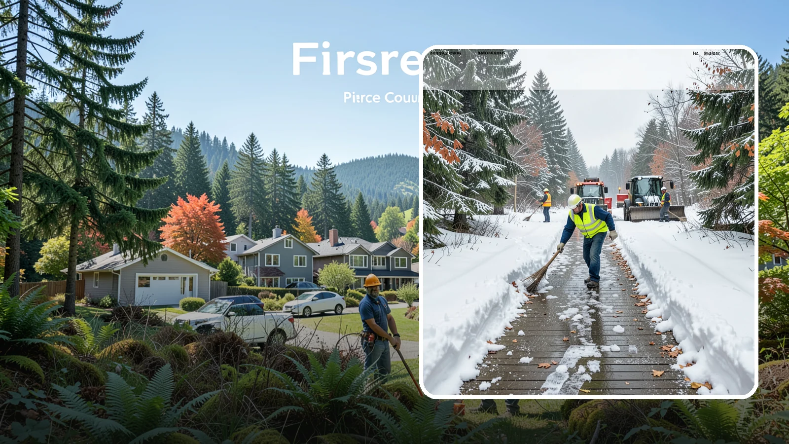 Emergency Walkway Clearing in Fircrest, Pierce County, WA - We respond on short notice to clear walkways when a sudden storm or urgent need makes safe passage critical.