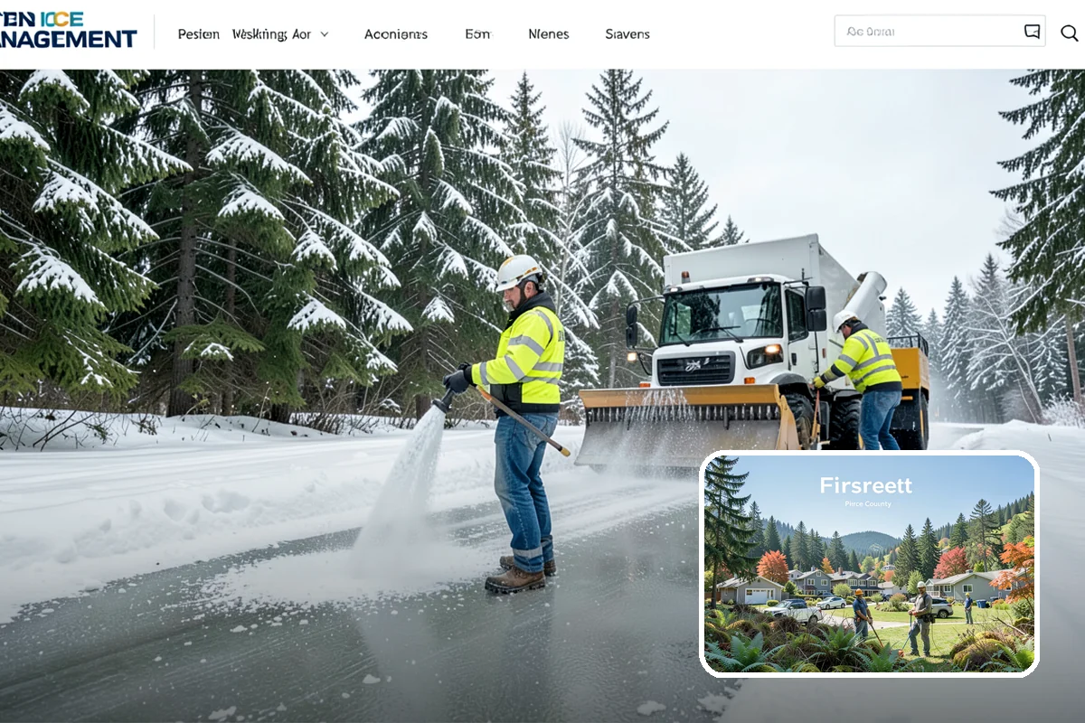 Emergency Walkway Clearing in Fircrest, Pierce County, WA - Provides fast response when you cannot wait for a routine visit