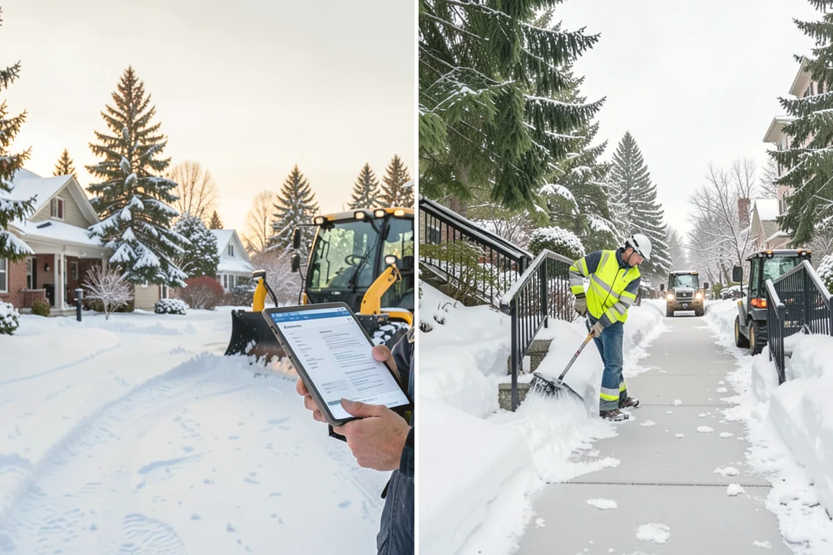 Emergency Walkway Clearing in Issaquah, King County, WA - Take the call and confirm the priority route