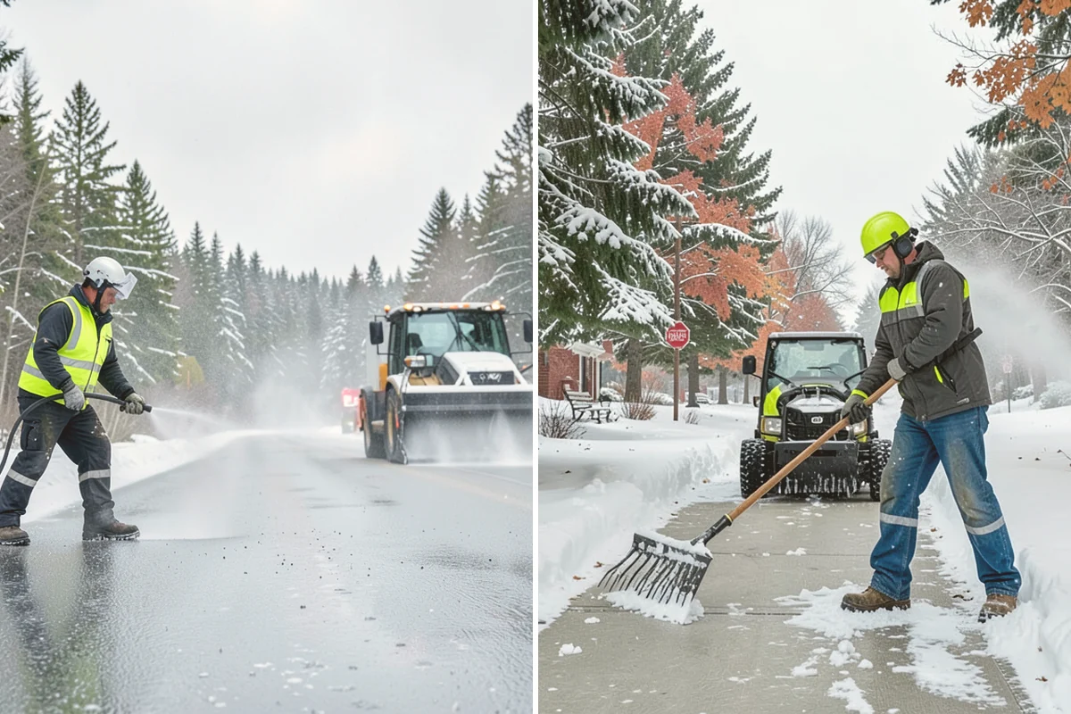 Emergency Walkway Clearing in Kirkland, King County, WA - Take the call and confirm the priority route