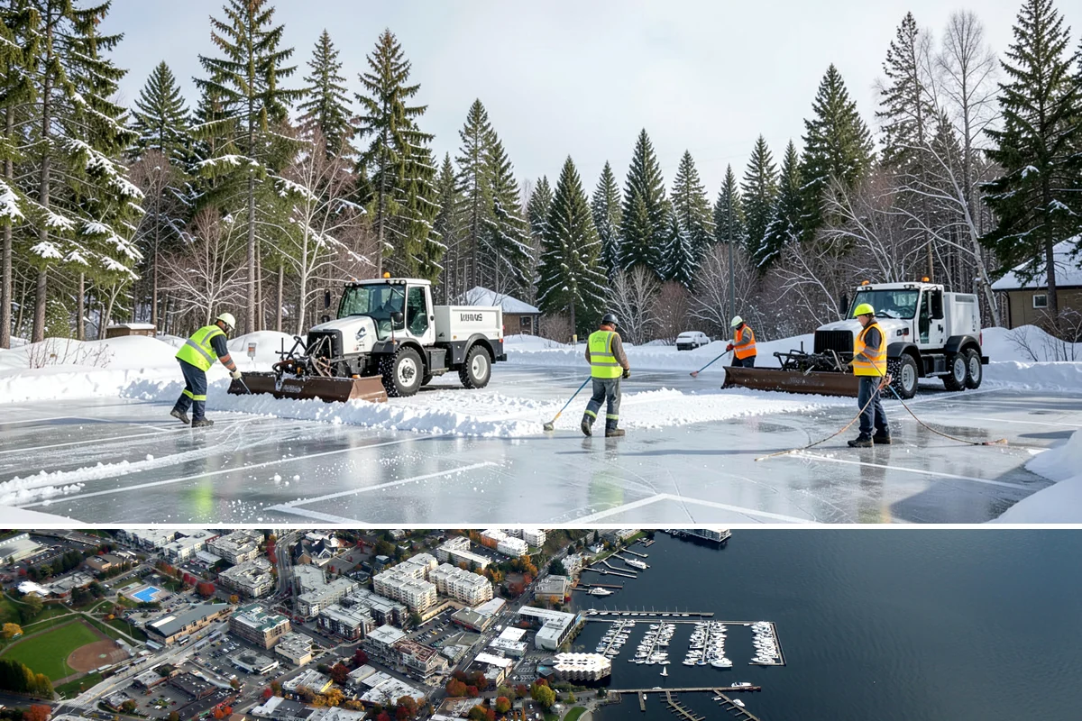 Emergency Walkway Clearing in Kirkland, King County, WA - Emergency walkway clearing is available whenever fast-moving Puget Sound storms create sudden hazards that cannot wait for a...