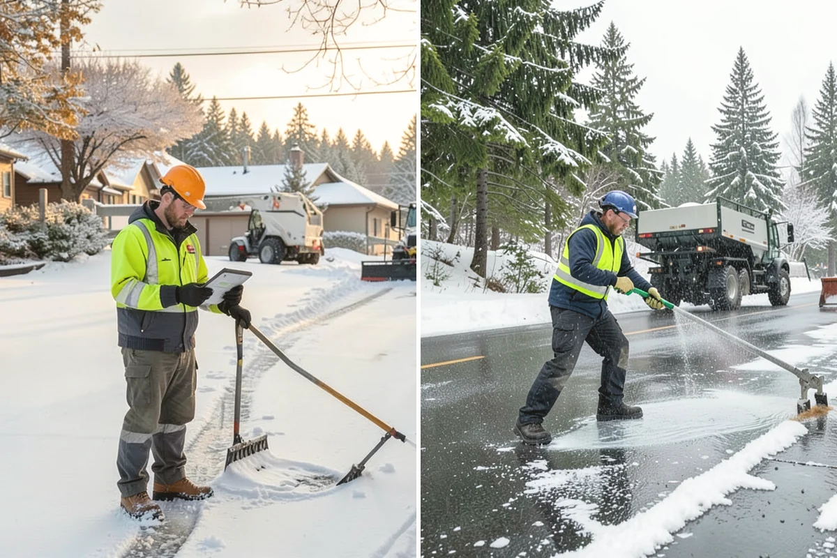 Emergency Walkway Clearing in La Conner, Skagit County, WA - Take the call and confirm the priority route